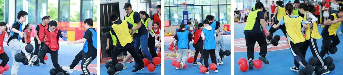 快乐运动，，，高效事情——玩彩网十五周年庆趣味运动会